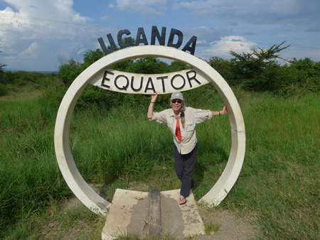 Pam at equator